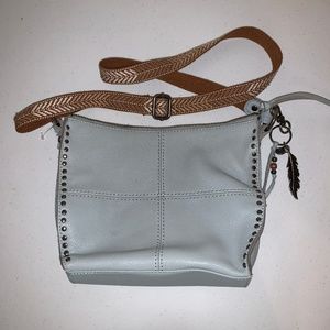 The SAK Sky Blue Silverlake Leather Crossbody Bag